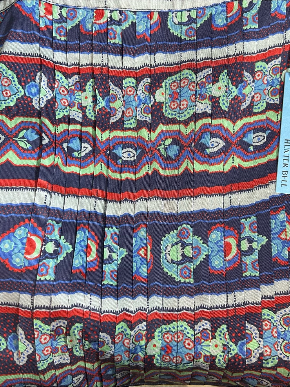 NWT Hunter Bell Abbey Top in Garden Mosaic Pleated Cami XL - Picture 8 of 11